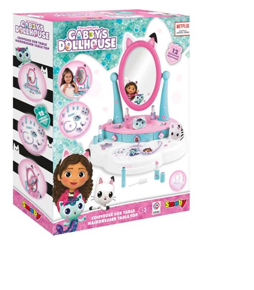 Jeu de coiffure Smoby Gabby Coiffeuse sur Table
