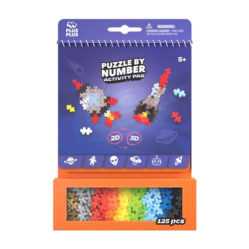 Jeu de construction Plus Plus Bloc d'activité Espace 125 pièces