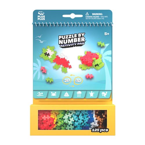 Jeu de construction Plus Plus Bloc d'activité Océan 125 pièces