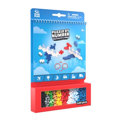 Jeu de construction Plus Plus Bloc d'activité Transport 125 pièces
