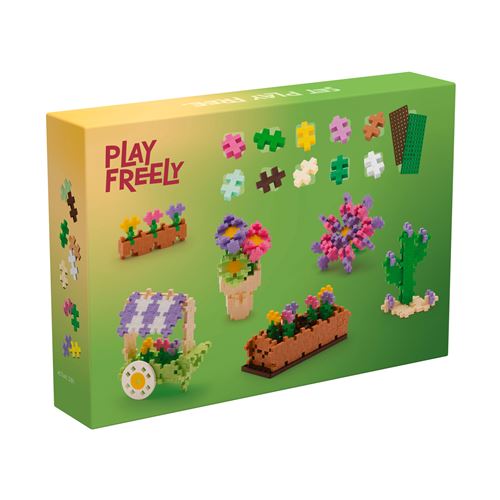 Jeu de construction Plus Plus Kit decouverte Échoppe aux fleurs