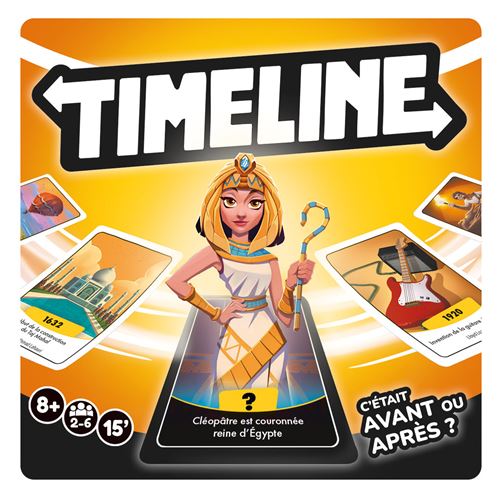 Jeu de culture générale Asmodee Timeline Clutch Box
