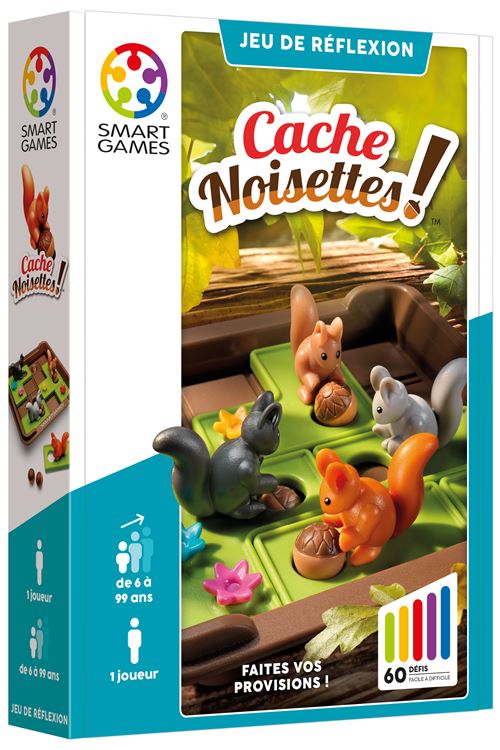 Jeu de réflexion Smartgames Cache noisettes !