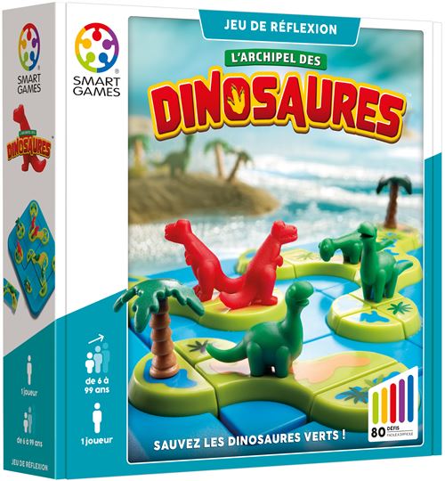 Jeu de réflexion Smartgames L'Archipel des Dinosaures