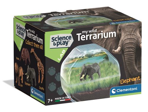 Jeu de science et d'expérience Clementoni Mini Terrarium Eléphant