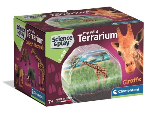 Jeu de science et d'expérience Clementoni Mini Terrarium Girafe
