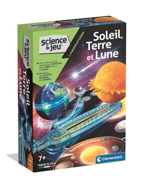 Jeu de sciences Clementoni Soleil, Terre et Lune