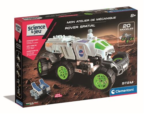 Jeu de sciences et d'expérience Clementoni Rover spatial NASA