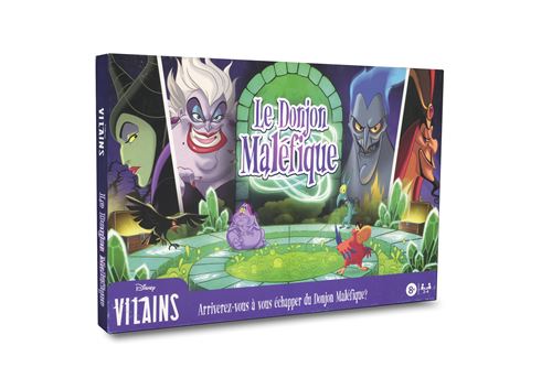 Jeu de société famille et enfants Cartamundi Disney Villains le Donjon Maléfique