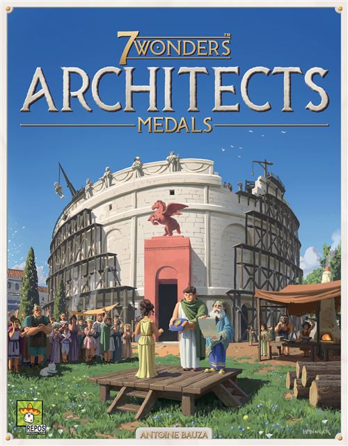 Jeu de stratégie Asmodee 7 Wonders Architects : Medals Extension