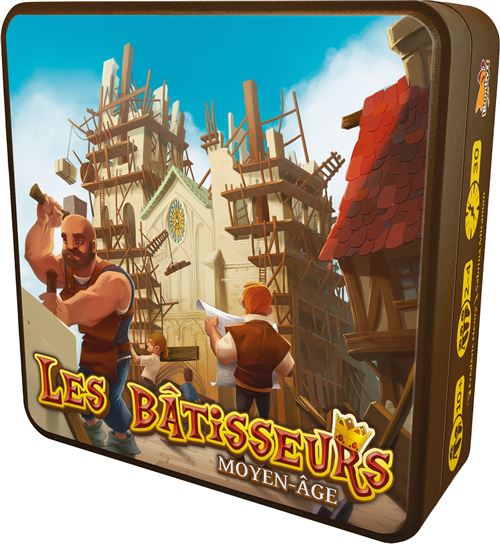 Jeu de stratégie Asmodee Bombyx Les Bâtisseurs Moyen-Âge
