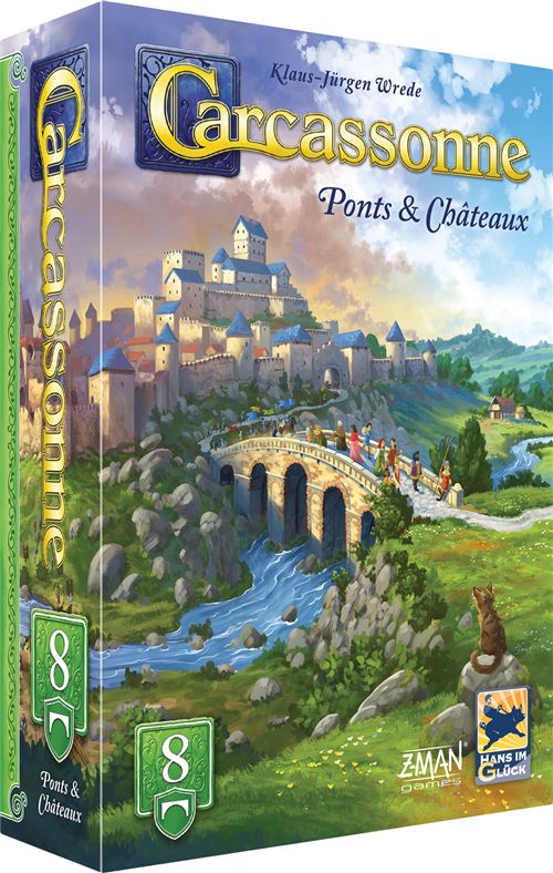 Jeu de stratégie Asmodee Carcassonne : Ponts et Chateaux 2025