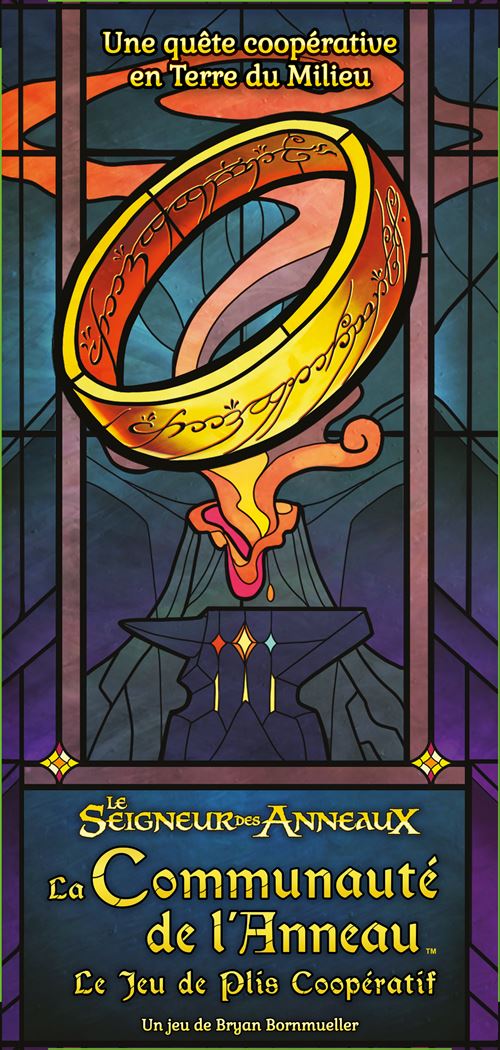 Jeu de stratégie Asmodee La Communauté de l'Anneau Jeu de Plis Coopératif