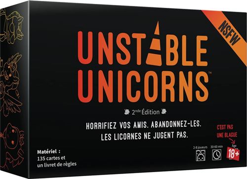 Jeu de stratégie Asmodee Unstable Unicorns NSFW
