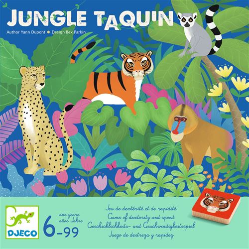 Jeu de stratégie Djeco Jungle Taquin