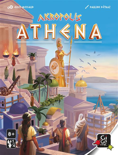 Jeu de stratégie Gigamic Akropolis Athéna