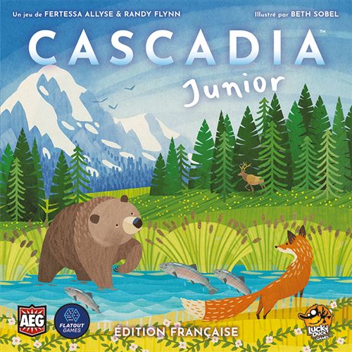 Jeu de stratégie Lucky Duck Games Cascadia Junior