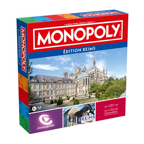 Jeu de stratégie Winning Moves Monopoly Edition Reims