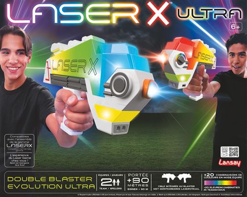 Jeu de tir Lansay Laser X Double Blaster Evolution Ultra