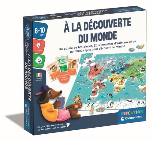 Jeu éducatif Clementoni À la découverte du monde