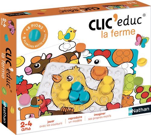 Jeu éducatif Nathan Clic'educ la ferme