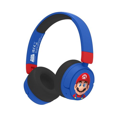 Jeu éducatif et électronique Otl Super Mario face Kids Wireless Headphones