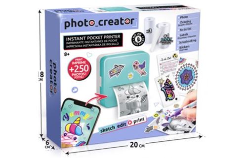 Jeu éducatif et électronique Photo Creator Imprimante de poche instantanée