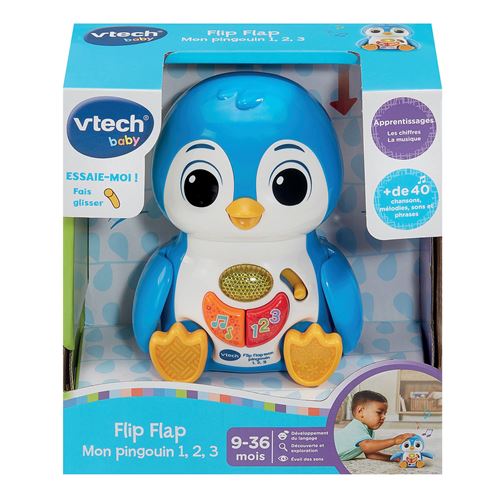 Jeu éducatif et électronique Vtech Baby Flip Flap Mon pingouin 1,2,3