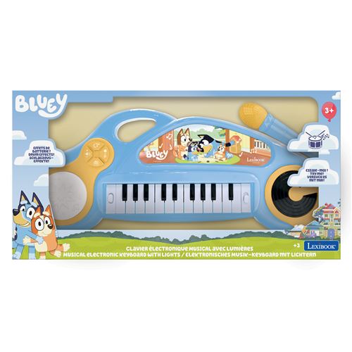 Jeu éducatif musical Lexibook Clavier électronique avec lumières Bluey