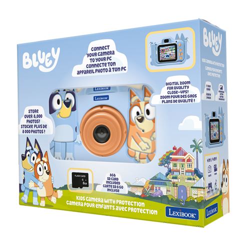 Jeu électronique Lexibook Caméra pour enfants avec protection Bluey