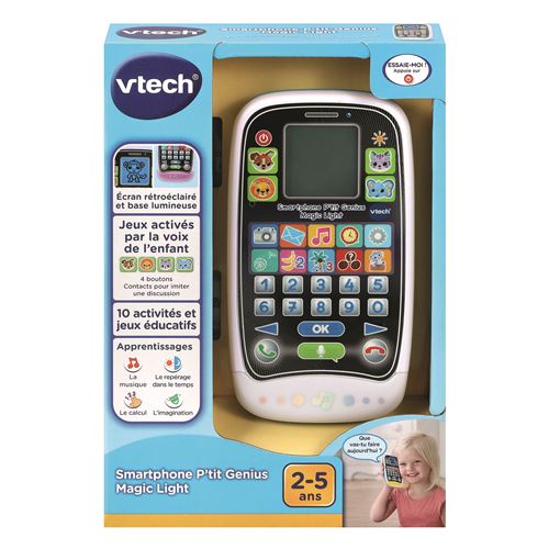 Jeu électronique Vtech Smartphone Petit Genius Magic light