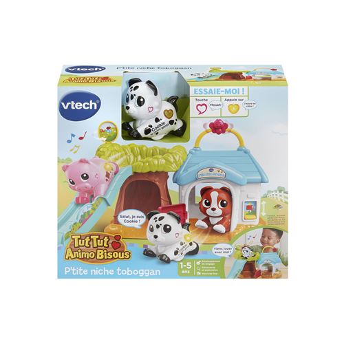 Jeu électronique Vtech Tut Tut Animo Bisous Ptite Niche Tobbogan + Cookie chien gentil