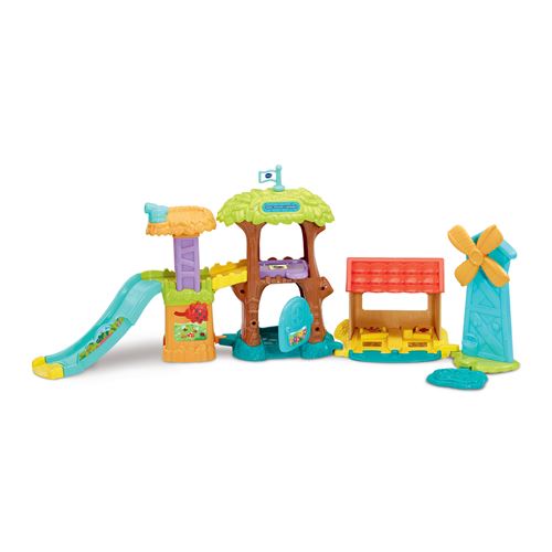 Jeu électronique Vtech Tut Tut Animo Bisous Super maison Toboggan avec Violette, la vache pipelette