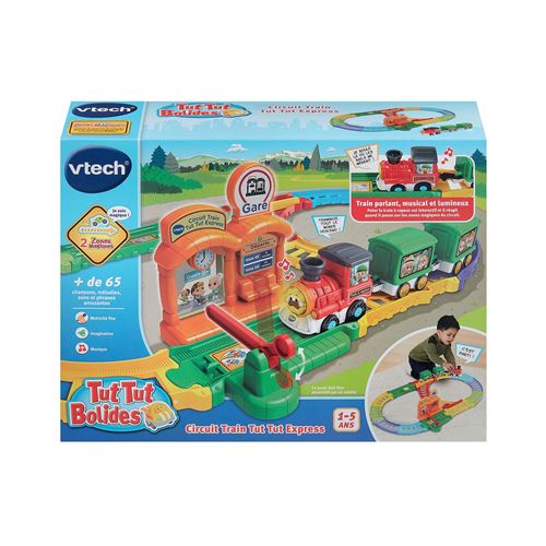 Jeu électronique Vtech Tut Tut Bolides Circuit train Tut Tut Express + Peter train à vapeur