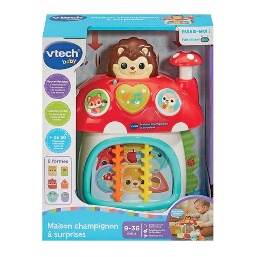 Jouet musical d'éveil Vtech Baby Maison Champignon à surprises
