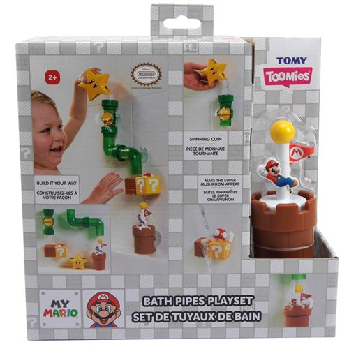 Jouet pour le bain Tomy Tuyaux Bain Super Mario