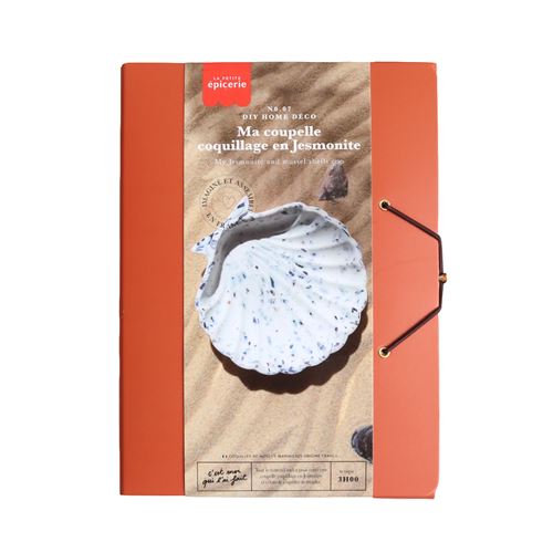 Kit DIY créatif La Petite Epicerie Ma Coupelle Coquillage en Jesmonite