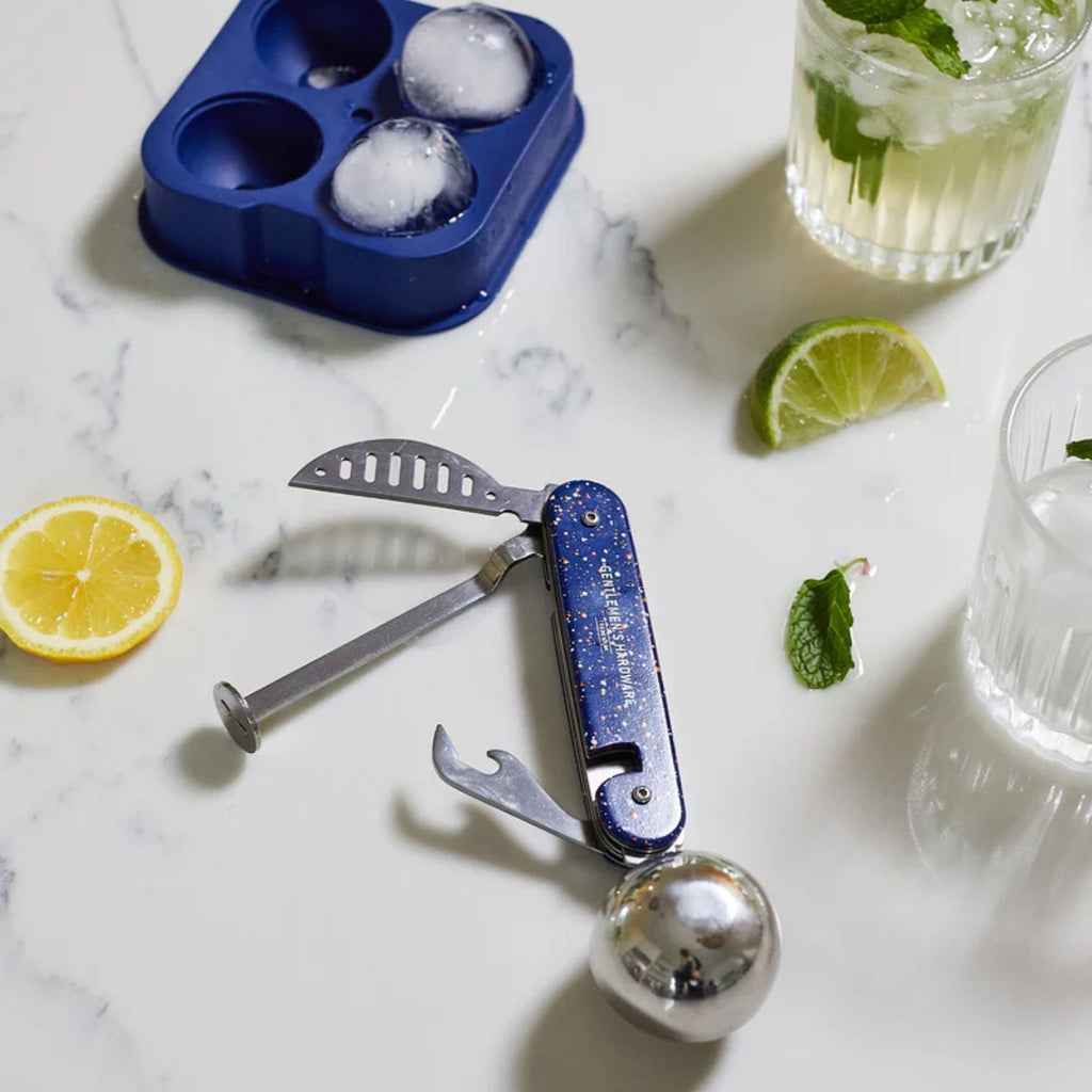 Kit cocktail 6-en-1 en acier inoxydable avec ses accessoires