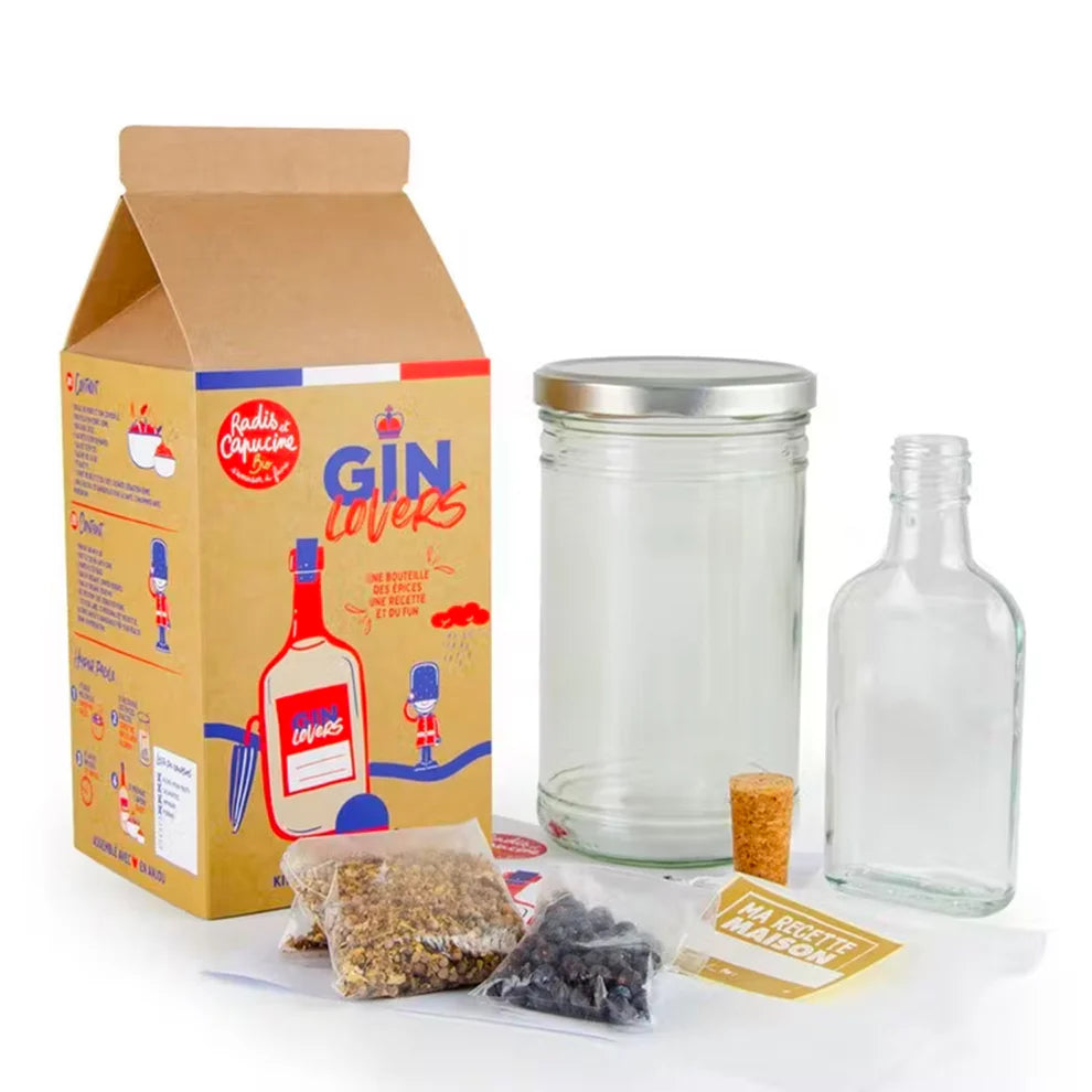 Kit DIY pour faire son Gin - Fabriqué en France