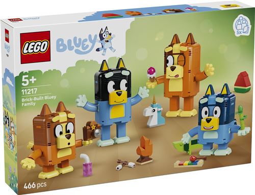 LEGO Bluey 11217 La famille de Bluey en briques