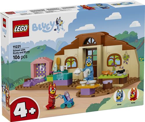 LEGO Bluey 11221 L'école avec Rusty et Bluey
