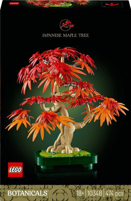 LEGO Botanicals 10348 Bonsaï d'érable rouge du Japon
