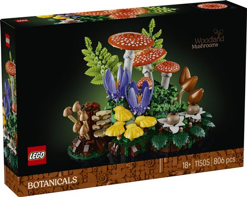 LEGO Botanicals 11505 Les champignons des bois