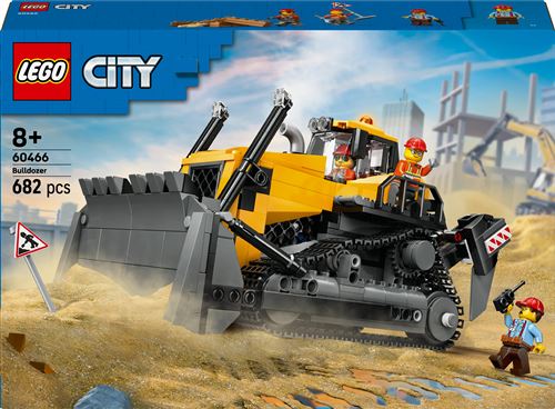 LEGO City 60466 Le bulldozer jaune