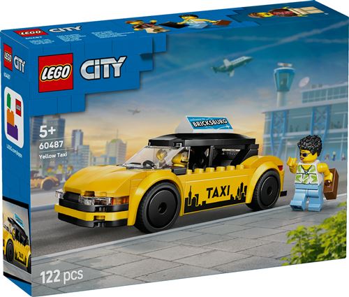 LEGO City 60487 Le taxi jaune