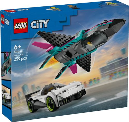 LEGO City 60489 Le jet contre la voiture