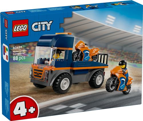 LEGO City 60491 Le transporteur de motos