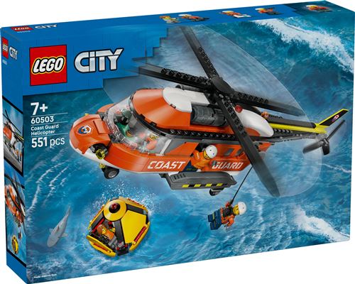 LEGO City 60503 L'hélicoptère des garde-côtes