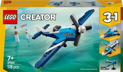 LEGO Creator 31160 Aéronef : l'avion de course