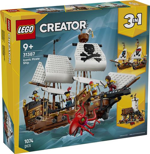 LEGO Creator 31387 Bateau pirate mythique